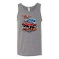 thumbnail image 2 of Wild Bobby, 1977 Ford Motors 77 Mustang Silhouette, Cars and Trucks, Men Graphic Tank Top, Heather Grey, 3X-Large, 2 of 4