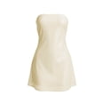 thumbnail image 5 of Lenpel Chiffon Dresses for Women Cute Strapless Mini Tube Dresses with Scarf Elegant Comfy Backless Beach Vacation Outfits, 5 of 5