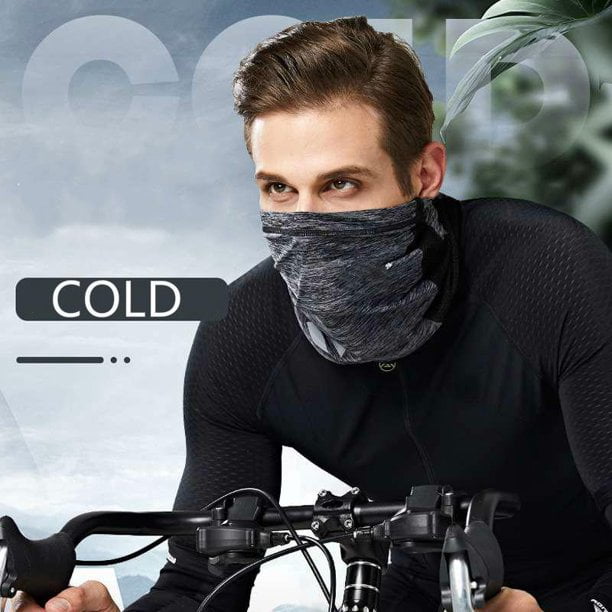 12-in-1 Space Gray Details about   Cooling Neck Gaiter Face Mask for Summer w/ UV Protection 