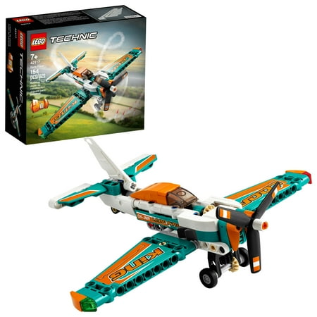LEGO Technic Race Plane 42117 Educational Toy Jet Plane 2in1 Stunt Model Building Set for Kids Boys and Girls Aged 7 Plus Years Old Plane Toy Gift Idea