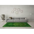 thumbnail image 3 of Ahgly Company Indoor Rectangle Abstract Green Modern Area Rugs, 4' x 6', 3 of 4