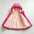 thumbnail image 5 of Toddler Kids Hooded Puffer Vest, Boys Girls Lined Sleeveless Jacket, Warm Zip Up Padded Waistcoat with Pockets for Fall Winter Outerwear(Hot Pink,5-6 Years), 5 of 7