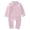 Pink, variant on Baby Toddler Unisex Traditional Chinese Long Sleeve Romper (95/2-3 Years, Pink)