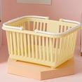 thumbnail image 4 of Cajas de Almacenamiento, Mini Cesta de Almacenamiento, Cestas de PlásTiCo Con ASA para Organizar la Cesta de Almacenamiento con Asa para Decoración del Dormitorio del Hogar, 4 of 7