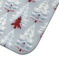thumbnail image 5 of Light Blue Christmas Tree Pattern Dish Drying Mat for Kitchen 1 Pack, Ultra Absorbent Microfiber Dishes Drainer Mats,16x18in(41x46cm), 5 of 6