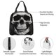 thumbnail image 4 of Easygdp Black White Hat Skull Bolsa Térmica Premium - Tela Oxford Impermeable, Gran Capacidad, Bolsillo Frontal, Unisex para Trabajo, Escuela, Actividades al Aire Libre y Picnics, 4 of 8