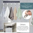 thumbnail image 3 of Zyler - 10 Pcs Towel Hanging Clips Hooks Dish Cloth Tea Hand Hangers Kitchen Cafe Us, 3 of 6