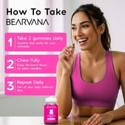 BEARVANA Top Support Gummies for Women, Natural Balance & Confidence, Fitness Supplement, Berry Flavor, 60 Count