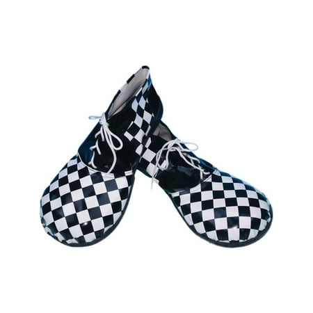 Checkered Large Clown Shoes