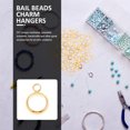 thumbnail image 5 of 100Pcs Bail Beads Stainless Steel Hanger Links Pendant Bail Hanger Links for Dangle Jewelry Making, 5 of 6