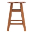thumbnail image 2 of Element 2pc Dining Stools with Square Legs in Teak Finish, 2 of 4