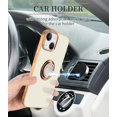 thumbnail image 5 of Compatible for iPhone 14 Case with Ring Holder Kickstand [with Magnetic] Soft TPU Cover Shockproof Electroplated Slim Thin Protective Phone Case for iPhone 14 White, 5 of 13