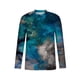 thumbnail image 5 of Camiseta de manga larga con cuello vuelto para hombre a la moda, blusa con estampado de otoño, camiseta informal Pompotops  oipoqjl49990, 5 of 5