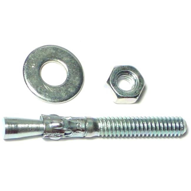 100 Piece Hard-to-Find Fastener 014973523732 523732 Concrete-Screws-and-Bolts