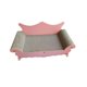 thumbnail image 1 of Sofá rascador de papel , sofá con forma de gato, cama rascadora, rascador para dormir de gatito antiguo para gato rosa, 1 of 9