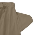 thumbnail image 6 of Ohufall Womens Drawstring Shorts, Elastic Waist Shorts for Women, Women's Cotton Linen Shorts Solid Color Comfortable Wide Leg Casual Shorts, 6 of 6