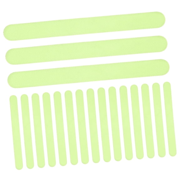 24Pcs Luminous Non Skid Strips Glow Dark Reflective Slip Tape for Stairs Bathroom and Outdoor Use Safety Treads for Steps Ramps and Decks
