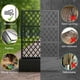 thumbnail image 4 of Yeshouse Huerto elevado con celosía de rombos, jardinera metálica de 182 x 119 cm / 182 x 89 cm, pantalla de privacidad para plantas trepadoras**, 4 of 8