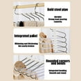 thumbnail image 5 of Pants Hanger Under 5 ! Kadlawus Stainless Steel Trouser Rack, Multi Layer Hanger, Closet Organizer for Pants Skirts, Non Slip Pants Hanger Space Saving, Durable Foldable, 5 of 6