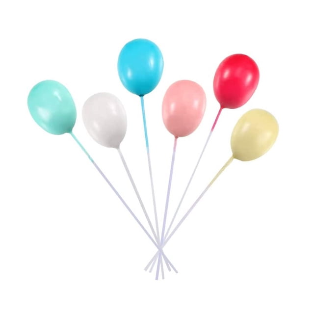 Inteprter 1 Juego de Kit de decoración de pasteles pequeños, soporte de globos, herramientas para hornear, de cumpleaños de espuma, recuerdos Type3 NO3