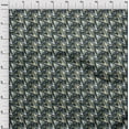 thumbnail image 4 of oneOone Rayon Teal Blue Fabric Geometric Craft Projects Decor Fabric Printed By The Yard 56 Inch Wide, 4 of 4