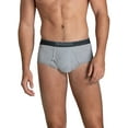 thumbnail image 4 of Fruit of the Loom Men's Cotton Briefs, Moisture-Wicking, Mid-Rise Fashion Brief Underwear, 6-Pack, S-5XB, 4 of 9
