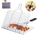 thumbnail image 5 of Advancent Cesta para asar a la barbacoa Mango de metal BBQGrill Red Plegable Cocina portátil Estufas de camping, 5 of 6