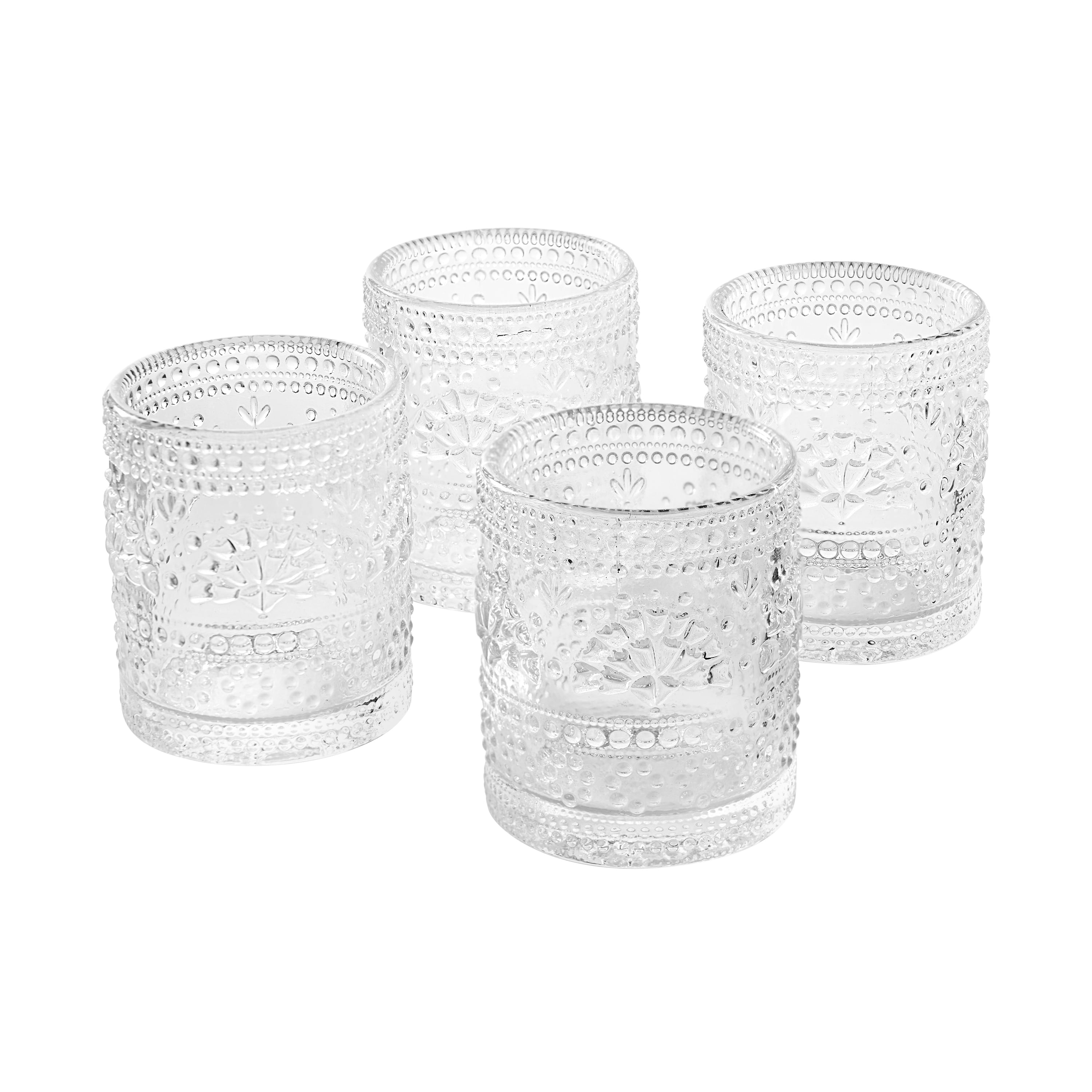 The Pioneer Woman Glass 3-Ounce Shot Glass Flight Board, Clear, Set of 4