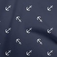 thumbnail image 1 of oneOone Cotton Silk Blue Fabric Nautical Anchor Diy Clothing Quilting Fabric Print Fabric By Yard 42 Inch Wide, 1 of 4