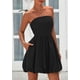 thumbnail image 3 of Vestido PRETTYGARDEN Bubble Mini 2025 Summer Black para mujer, 3 of 9