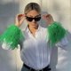 thumbnail image 3 of Blusa de manga larga con cuello vuelto y botones para mujer, de estilo informal y holgado, ideal para ocasiones informales o para la playa, 3 of 8