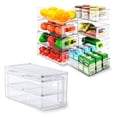 thumbnail image 1 of Kit organizador de refrigerador Brandtrendy 5 en 1 con 8 contenedores sin tapa, 1 of 4
