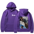 thumbnail image 1 of QIUPING Sweat à Capuche Vintage Imprimé Album de Musique Motif Rappeur Drake Pull Poignée Y2k Décontracté Manches Longues, 1 of 3