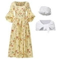 thumbnail image 2 of GRACEART Pioneer Woman Costume Robe de Prairie Coloniale pour Femmes 100 % Coton, 2 of 4