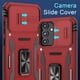 thumbnail image 3 of Funda de teléfono DEERLAMN para Samsung Galaxy S25 de 6,2 pulgadas, color rojo, 3 of 8