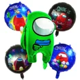 thumbnail image 3 of Globos de aluminio para fiestas de EE. UU., globos de látex con temática de juego Space, adornos para tartas, pancartas de feliz cumpleaños, decoración para niños, suministros para eventos, juguetes, 3 of 5