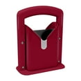 thumbnail image 3 of Portable Bagel Slicer, Plastic Bagel Cutter, Removable Toaster Bread Slicer, for Bagels, Bread Loaves, and English Muffins, Red, by FAJHHA, 3 of 8
