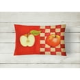 thumbnail image 2 of Carolines Treasures WHW0122PW1216 Apple by Ute Nuhn Canvas Fabric Decorative Pillow, 12H x16W, multicolor, 2 of 3