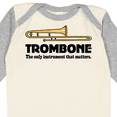 thumbnail image 4 of Inktastic Trombone Music Joke Band Boys or Girls Long Sleeve Baby Bodysuit, 4 of 5