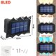 thumbnail image 1 of Lámpara Solar para exteriores, luz Led de pared externa para decoración de jardín, balcón, patio, Calle y jardín, novedad de 2023, 1 of 4