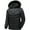 Black, variant on Herrnalise Man'sHooded Water-Resistant Puffer Jacket Winter Stitching Casual Thick Fit Side Seam Pockets Warm Zipper Cotton Jacket Yellow