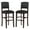 Espresso Brown, variant on Home Square 2-Piece Furniture 30" Wood Bar Stool Set in Dark Red