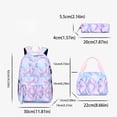 thumbnail image 3 of HIPYLO Leather Backpack for Women Grey Backpack Purse for Large Size Nurse Backpack for Work Nursing Bag Womens Bag Cute Bags Women Bookbag, One Size, 3 of 5