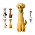 thumbnail image 3 of SUYOLL Whimsical Dog Vase Animal Shaped Flower Vase Decorative Cartoon Figurine Vessel For Home Display Living Room Bedroom Office Desk Cute Puppy Vase For Floral Arrangement Bouquets Plants, 3 of 3