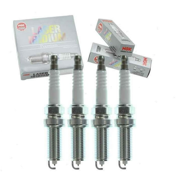 4 pc NGK Laser Iridium Spark Plugs compatible with Toyota Corolla 1.8L L4 2009-2015