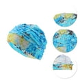 thumbnail image 3 of Gorros de Natación 1 Pc Elasticidad 5.91"x9.25" Azul Lago, 3 of 6