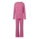 thumbnail image 4 of Pantalones de traje informales de manga larga para mujer: pantalones de cintura alta y pierna ancha con elástico en la parte trasera, mezcla de poliéster y spandex, cierre con cremallera y bolsillos., 4 of 7