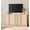 Beige, variant on WAMPAT Modern TV Stand for TVs Up to 70", 2-in-1 Entertainment Center TV Console with 4 Doors and Adjustable Shelf, Wooden Media Console Cabinet for Living Room, Bedroom, Oak