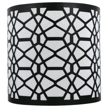 

Nuolux Lamp Shade Light Lampshade Shades Cover Fixture Pendant Table Black Metal Bulb Ceiling Drum Iron Chandelier Cage Guard