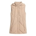 thumbnail image 3 of LYXSSBYX Puffer Vest Women Clearance Fashion Women Pocket Coat Long Jacket Winter Sleeveless Down Cotton Waistcoat, 3 of 8